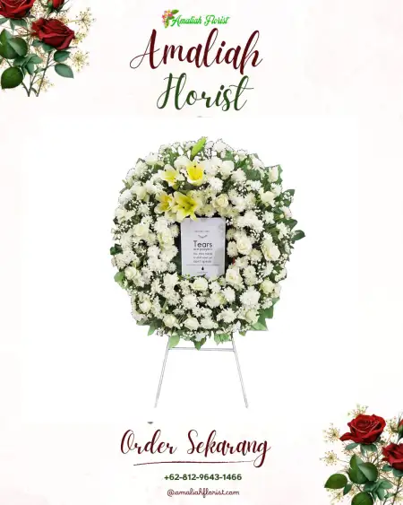 Krans Bunga Duka Graha Raya Bintaro Tangerang Selatan